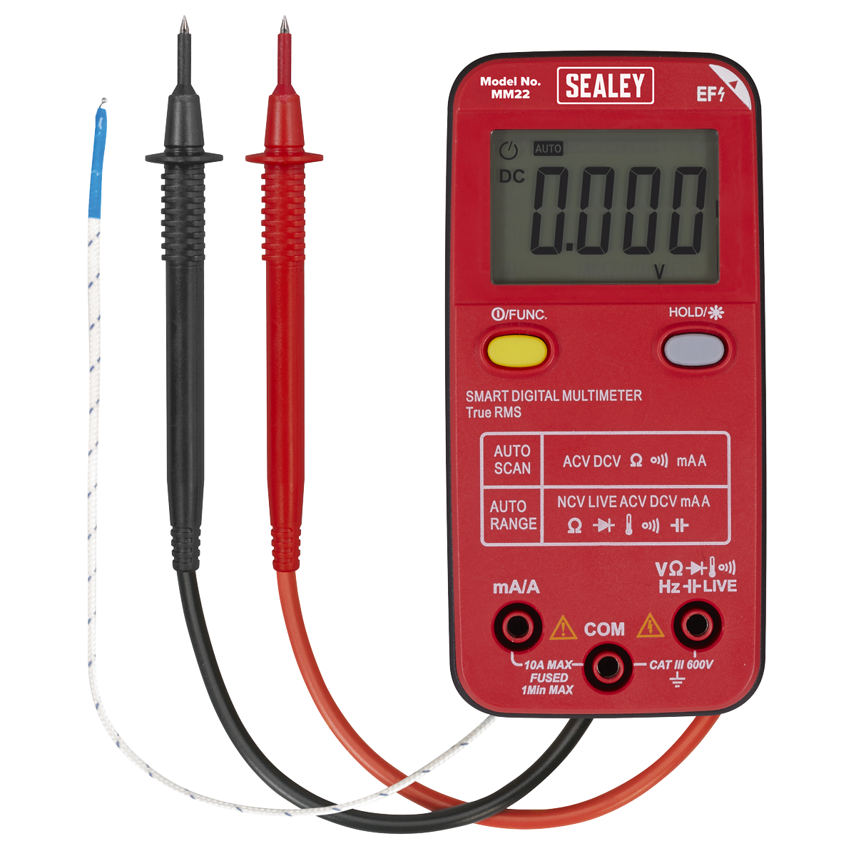 HIGH-PRECISION PERFORMANCE - Smart auto-ranging multimeter ensures accurate and reliable measurements.