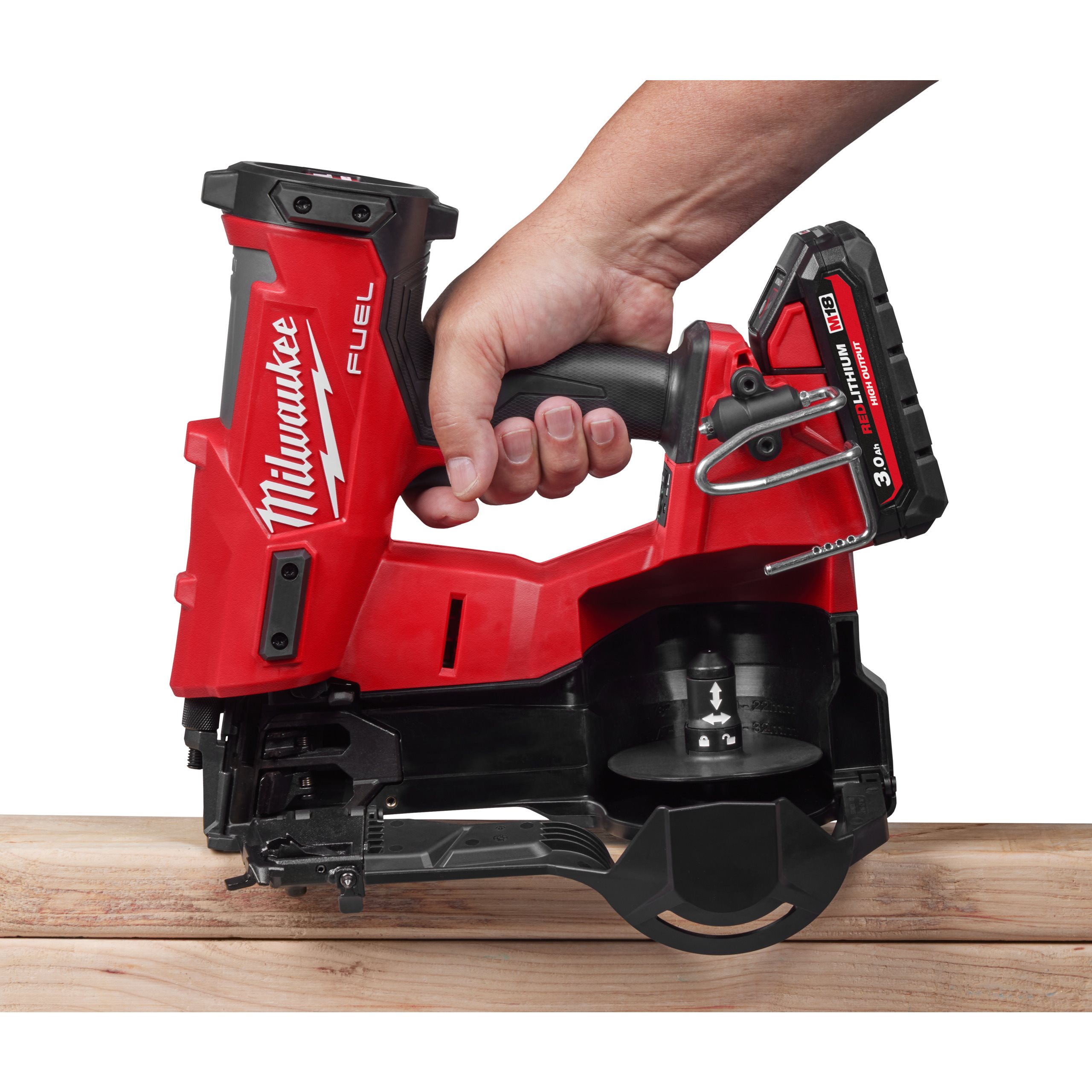 Milwaukee roofers cordless nail gun