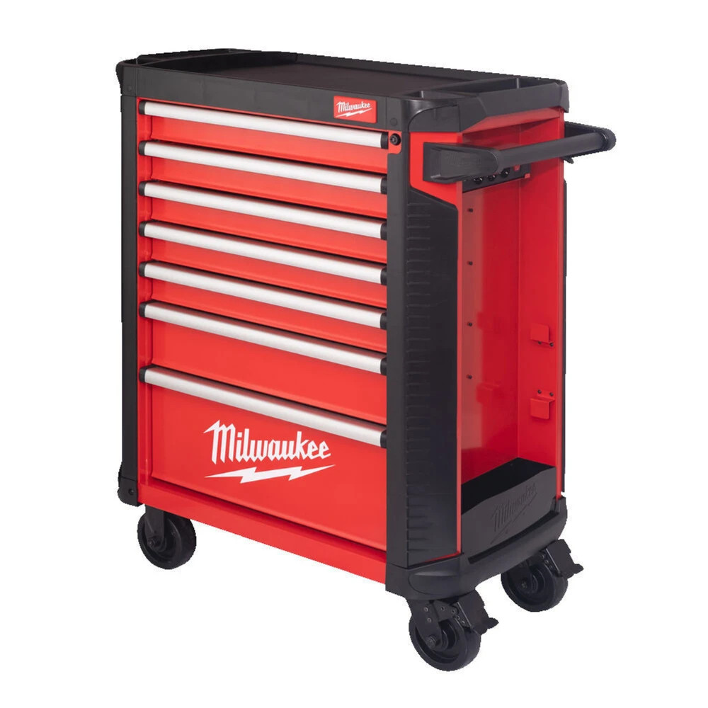 Milwaukee 30" 7 Drawer Professional Tool Storage System with anti tilt function