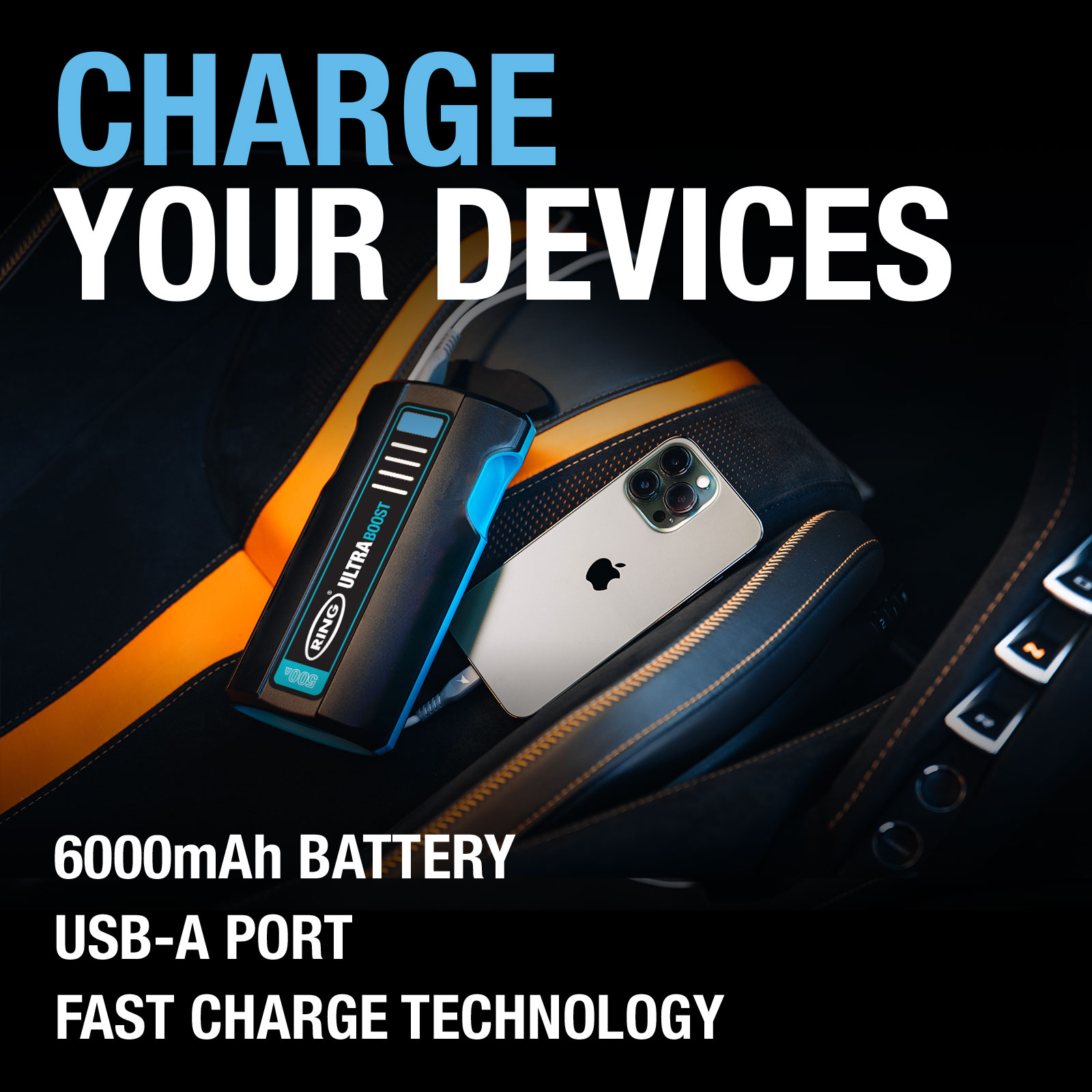 Ring Automotive Ultraboost 500 Jump Starter RJS010T