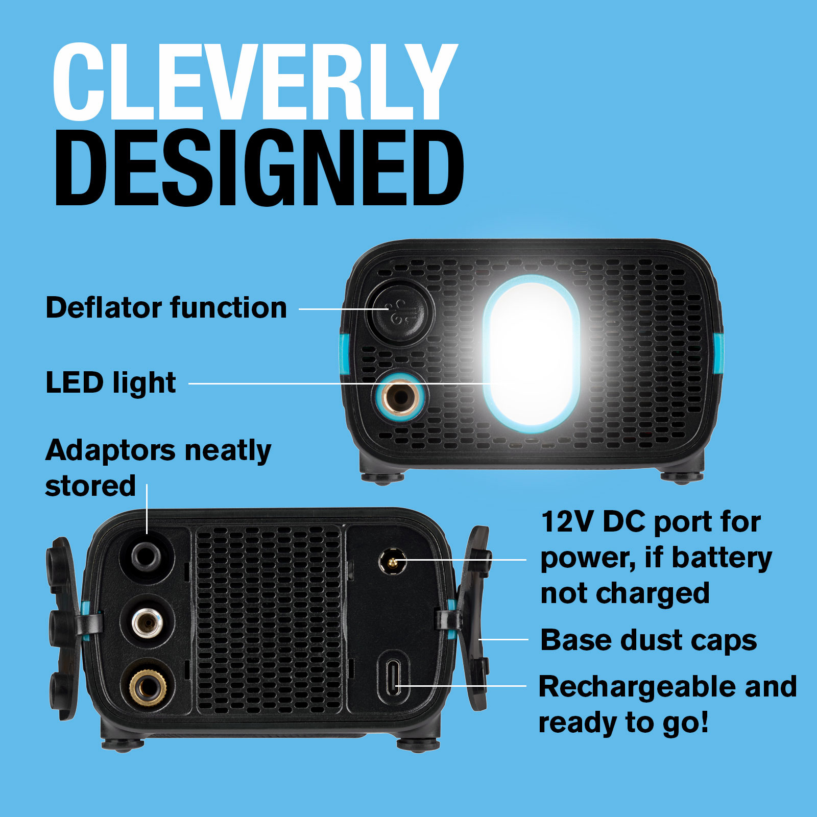 Ring Automotive compact Tyre Inflator RTC4000