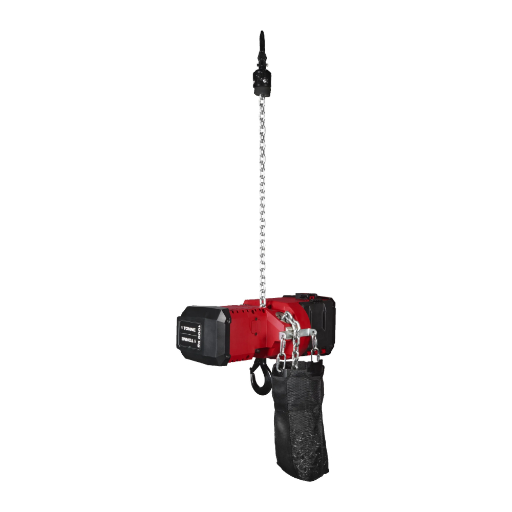 Milwaukee forge battery powered 1 ton chain hoist lift