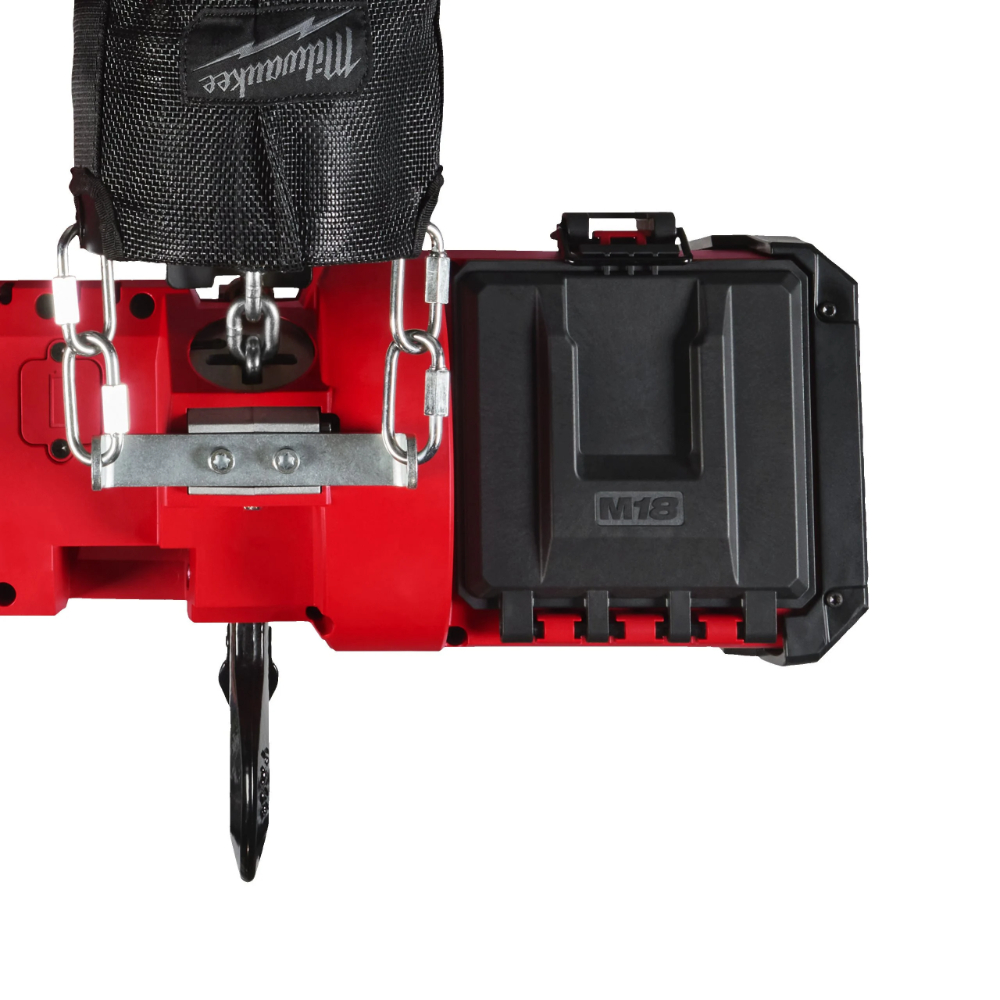 Milwaukee forge battery powered 1 ton chain hoist lift