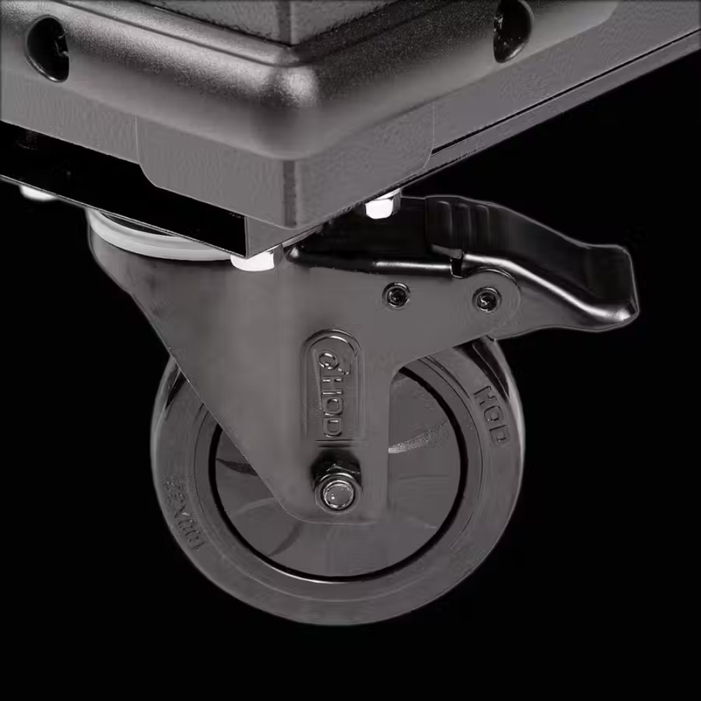 Bunker trolley with 4 castor wheels