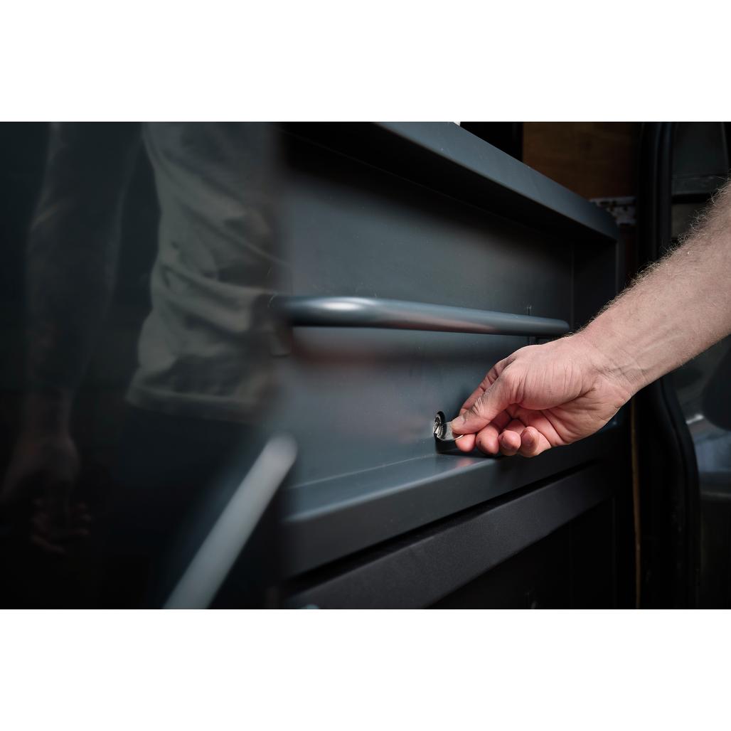 Bunker K1 Stacking Box, Grey Colour 07134