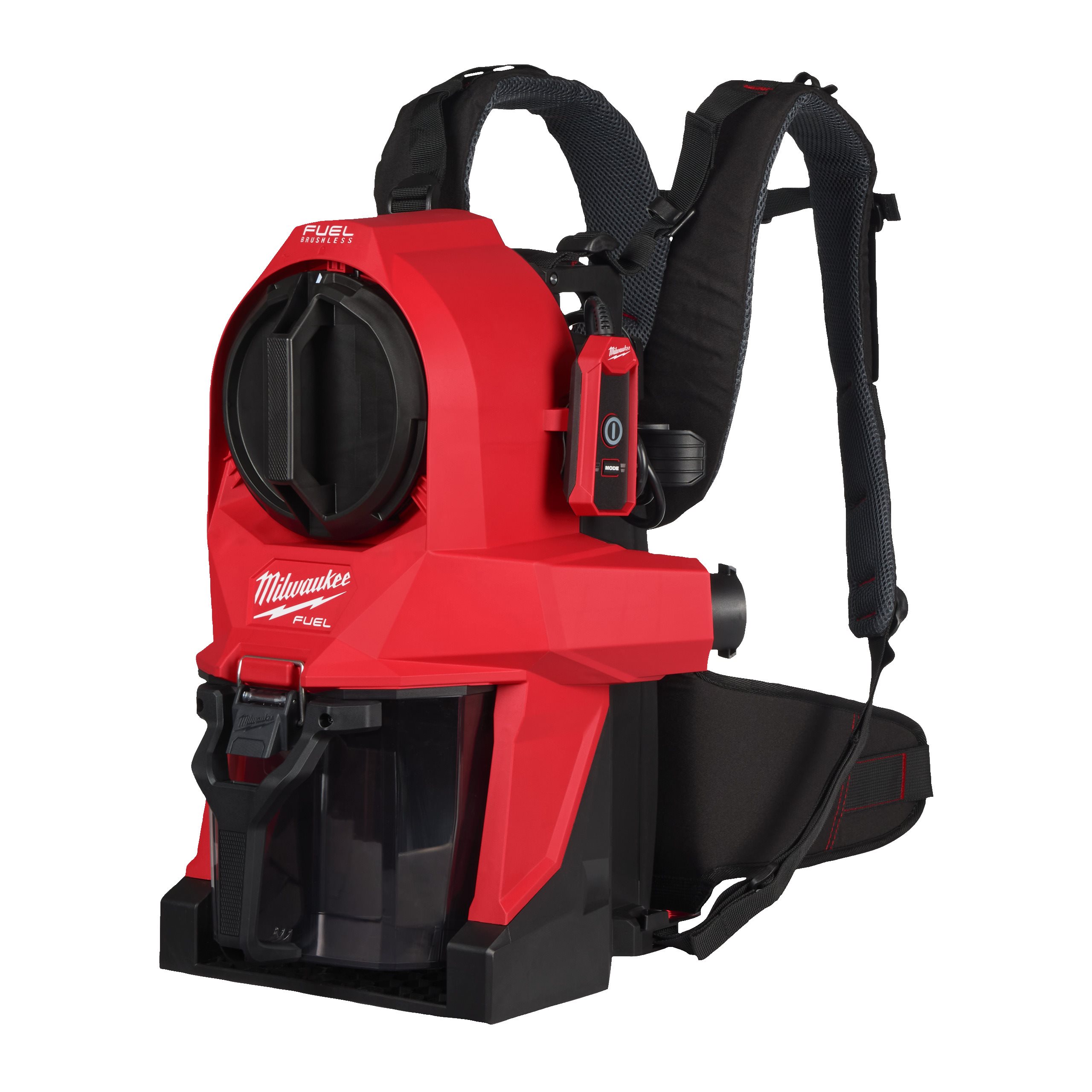 Milwaukee batter powered backpack vacuum cleaner