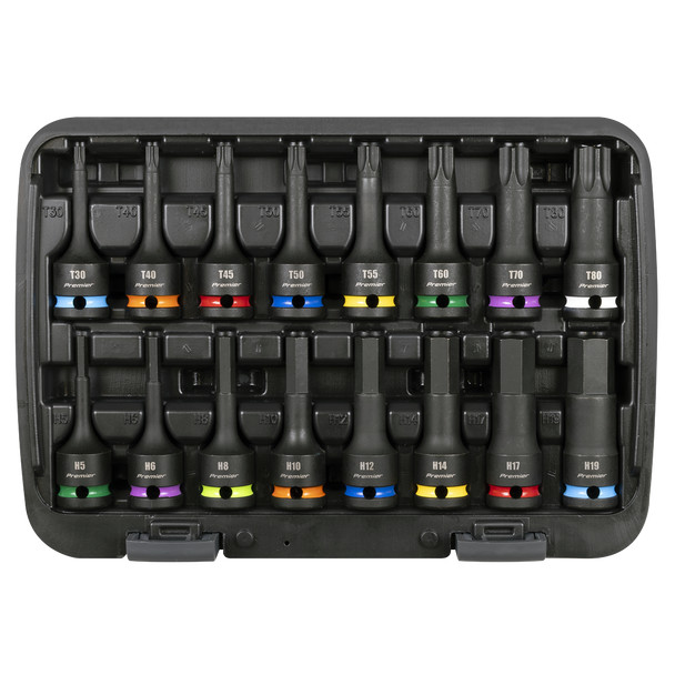 Sealey 1/2" impact socketry set