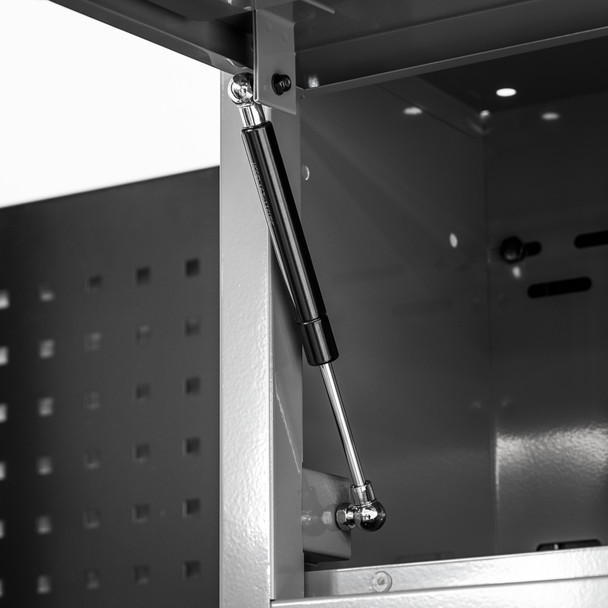 MODULAR - Supplied with appropriate fixings to make integral self supporting unit, or use in conjunction with Model No. APMS3BP and APMS3BEBP Back Panel and upright supports if part of a larger modular system.