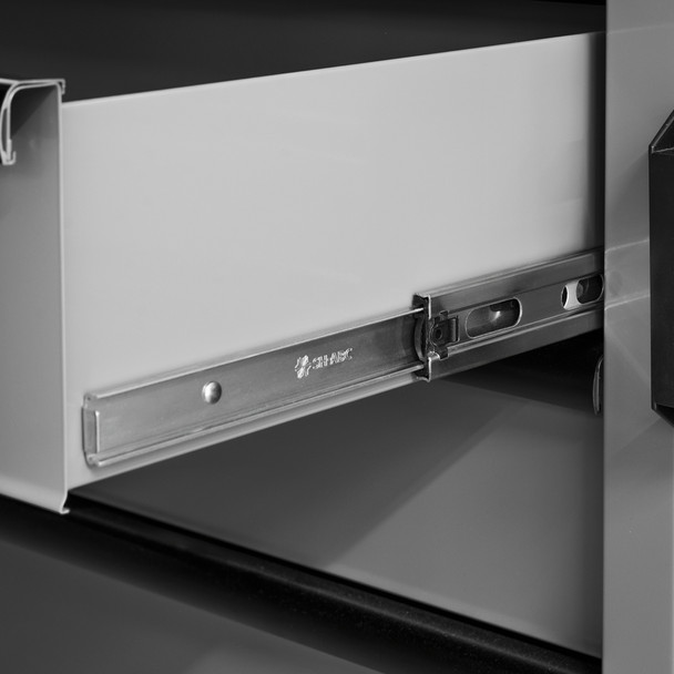 Sealey Superline PRO Black Edition Storage System with Stainless Worktop 3.24m APMSBESTACK01W