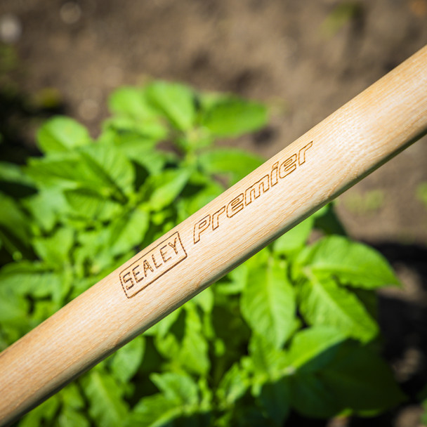 Sealey Garden Rake with Long Ash Handle & Stainless Steel Tines GTWH011