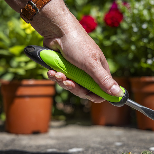 garden knife for weeding, transplanting, pruning, and general garden maintenance