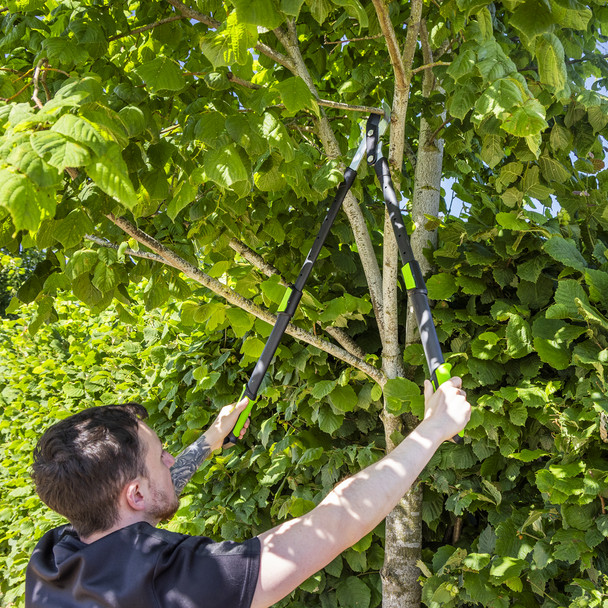 Sealey Telescopic Bypass Lopping Shears with Soft Grip Handle, Geared & Carbon Steel Blade GTSG016