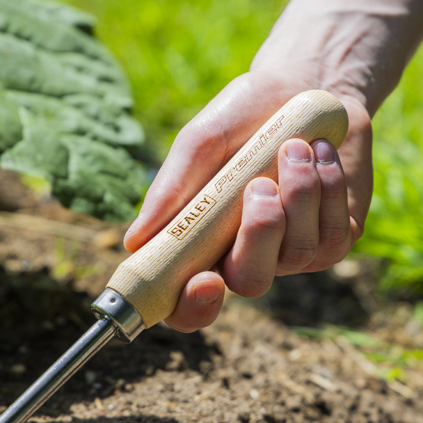 Sealey Premier Cultivator with Short Ash Handle & Stainless Steel Tines GTWH005