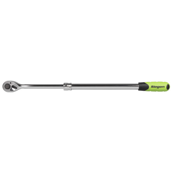 Sealey ratchet with Extension set at four increments from 460-610mm