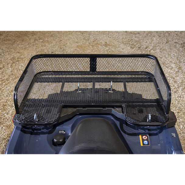 Quad storage rear cargo rack for extra storage