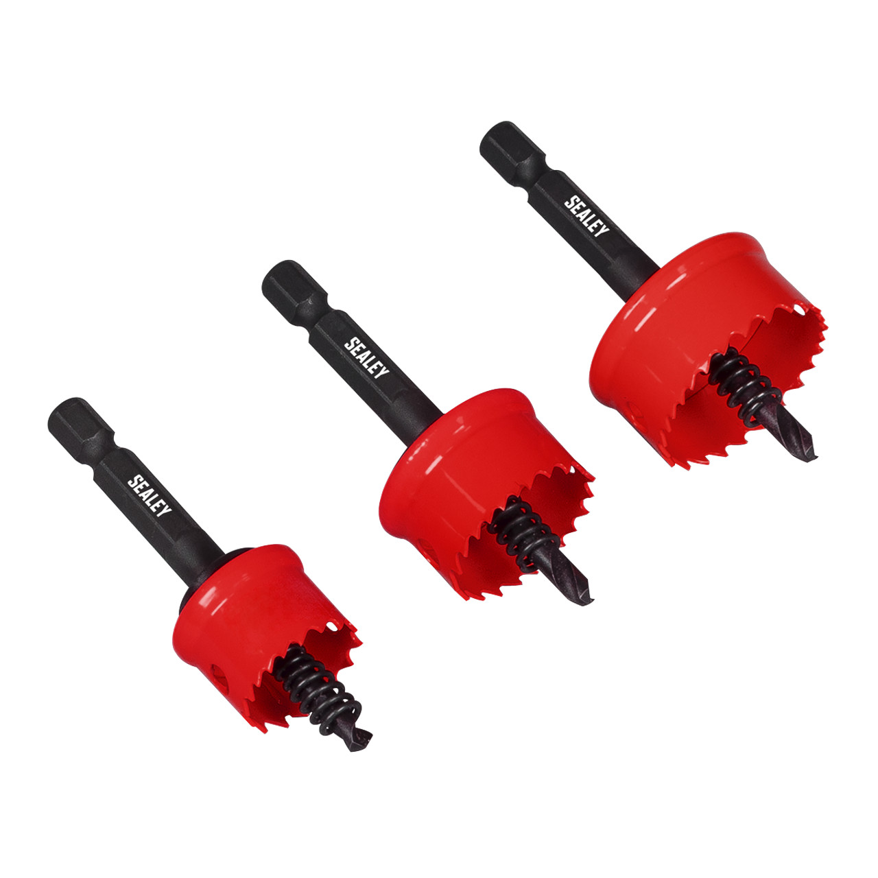 • FLARED SHOULDER - Depth stop to prevent the user from drilling too deep.