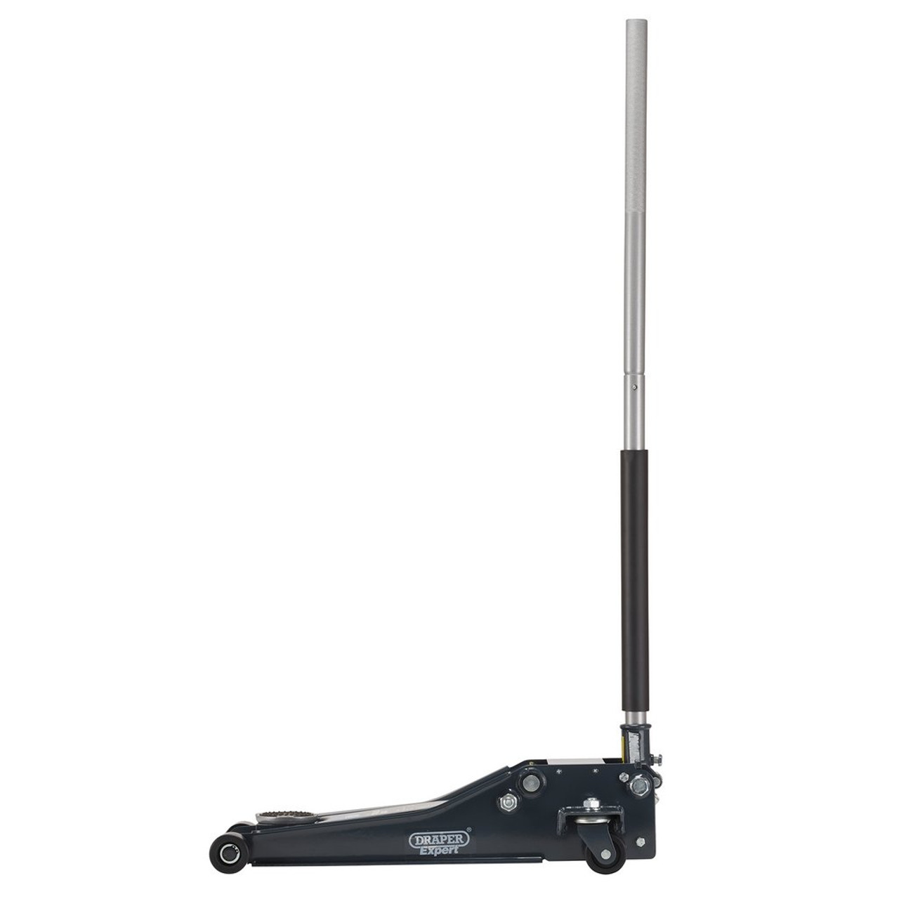 Draper slow profile trolley jack with minimum height 83mm