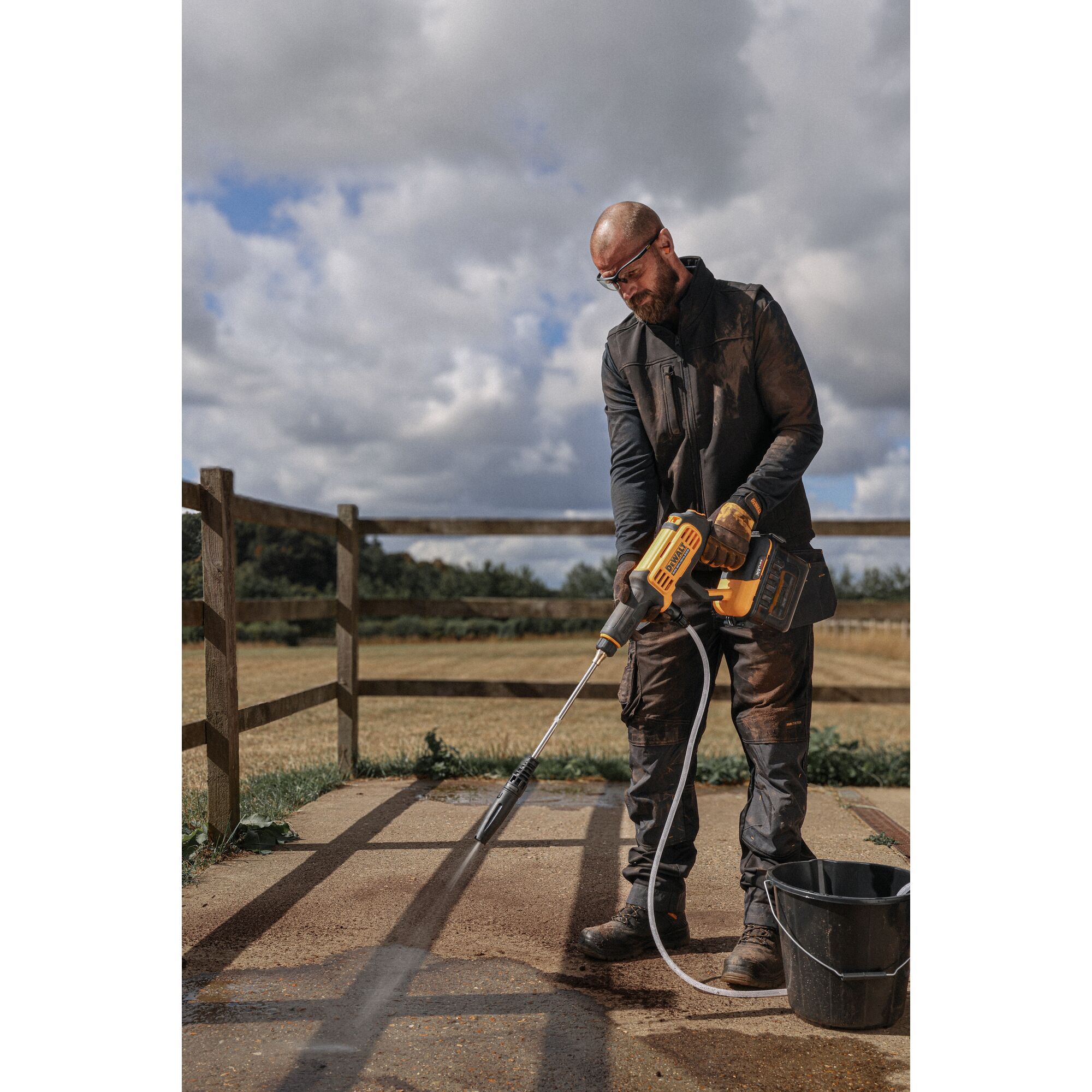 DeWalt battery powered pressure washer