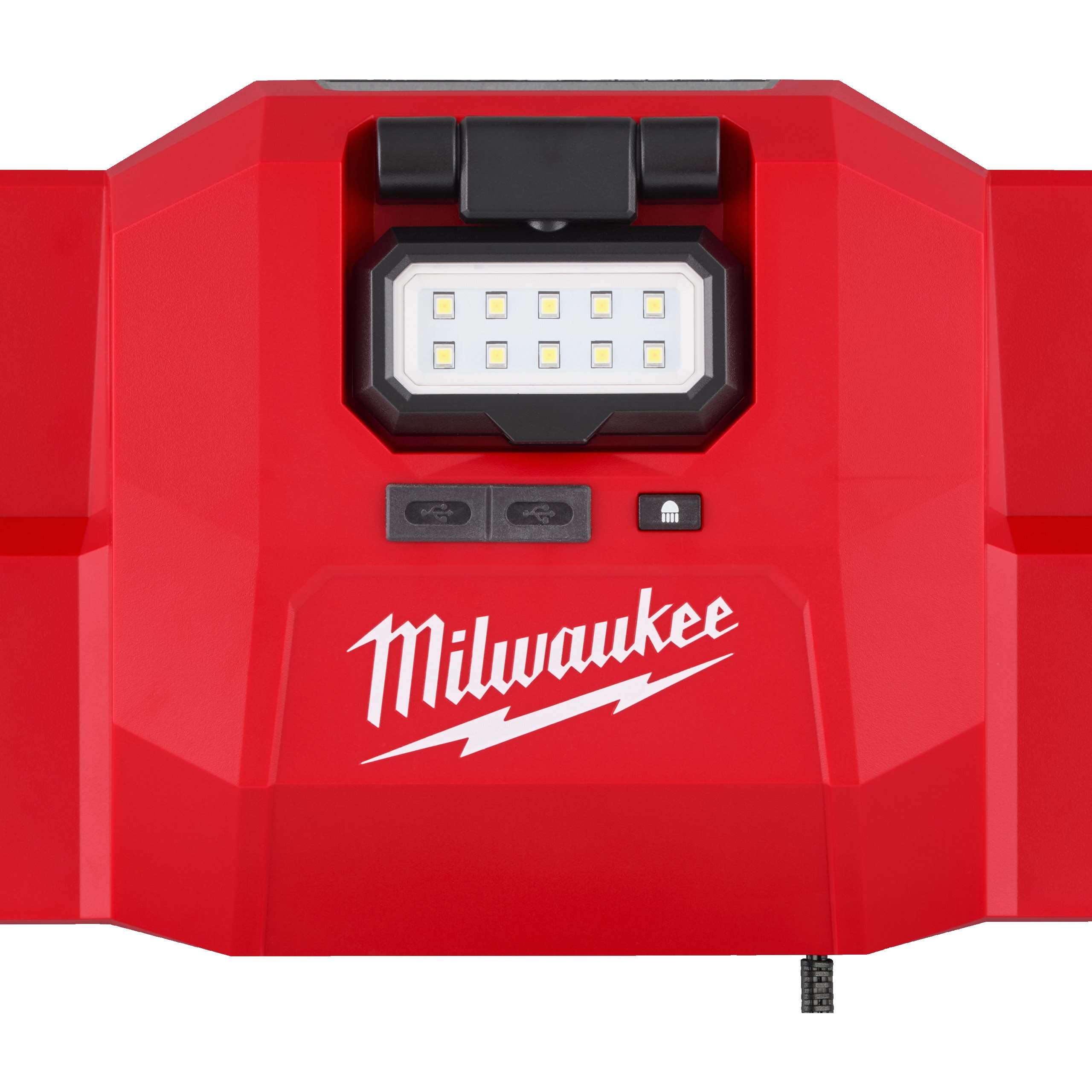 Milwaukee M12 & M18 Charger with personal devices with the two USB-C 15 W ports