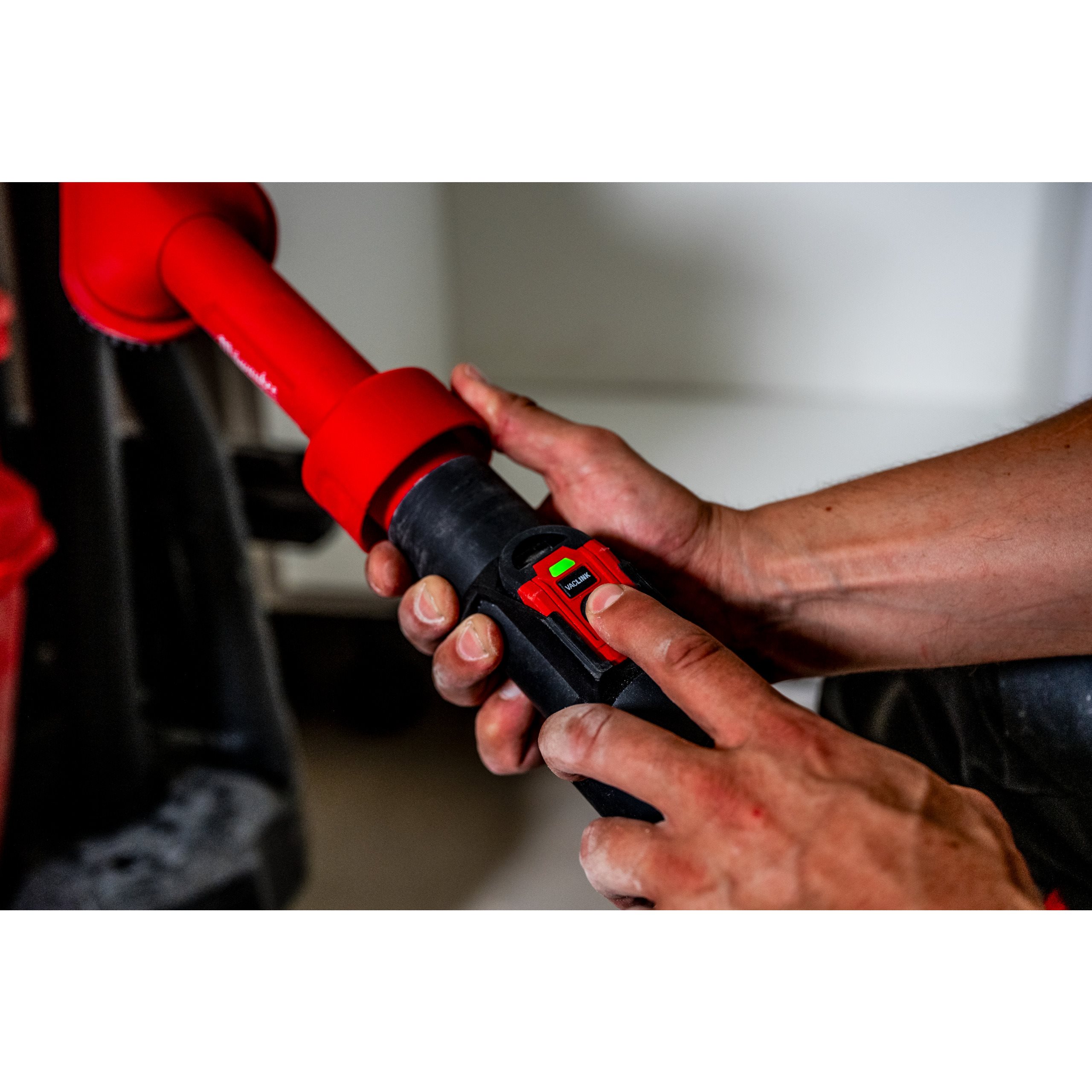 Milwaukee remote control Vaclink industrial vacuum cleaner