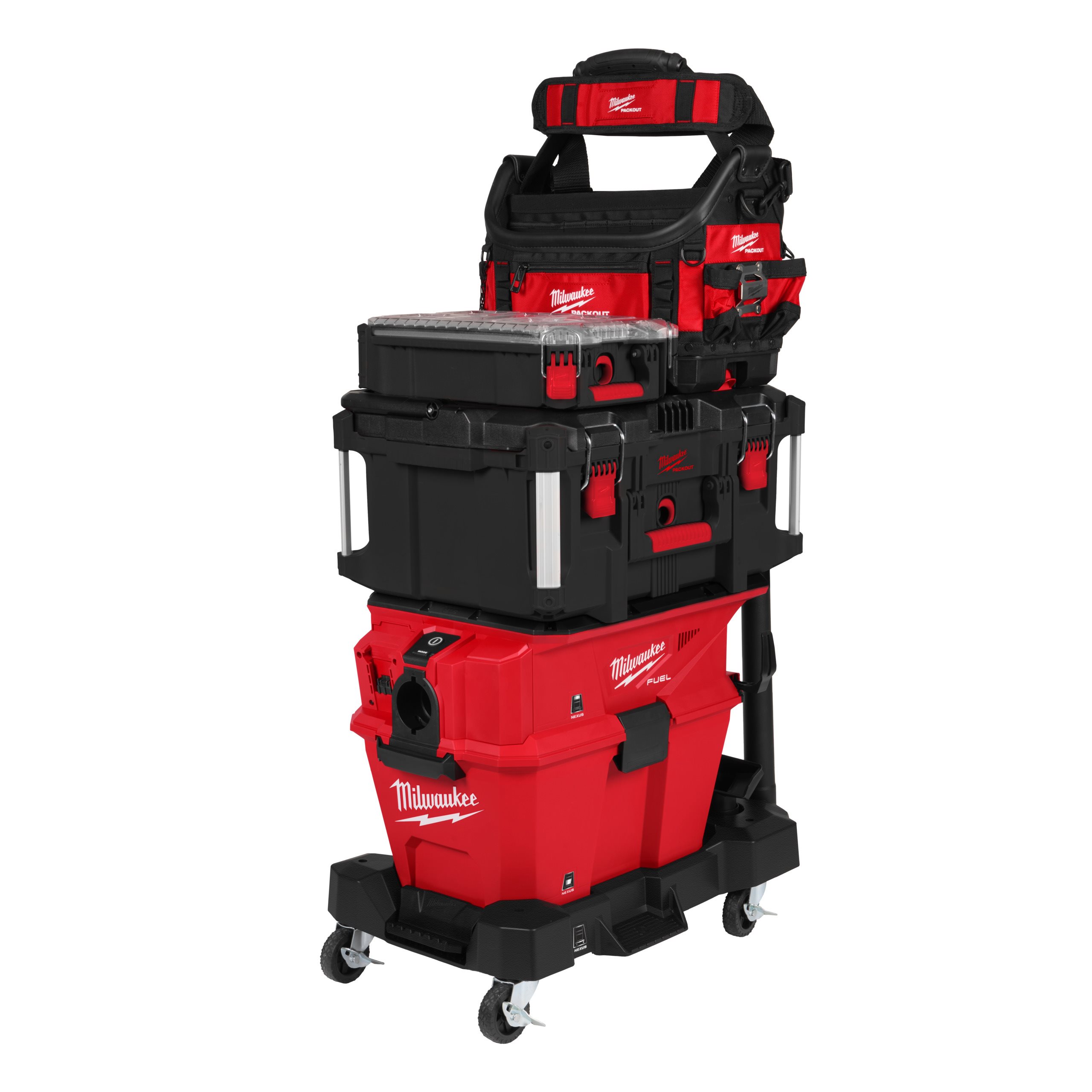 Milwaukee vacuum cleaner with Packout compatibility