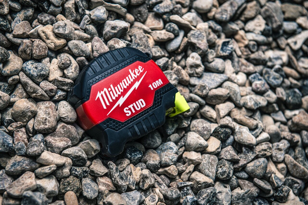Milwaukee Gen3 5m Stud tape measure heavy-duty casing on site 4932498763