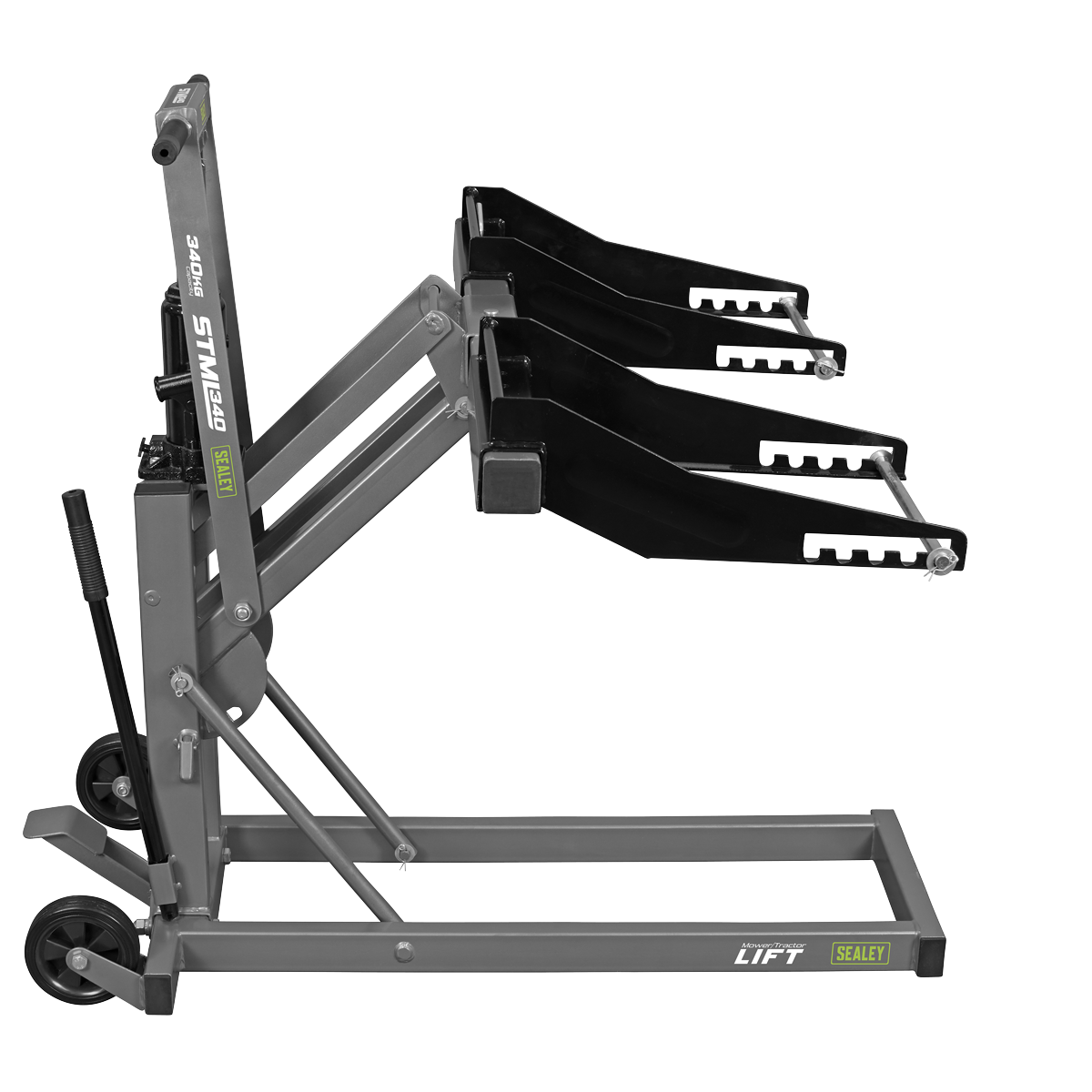 610mm lifting height allows plenty of room under the machine for repairs, maintenance, and cleaning