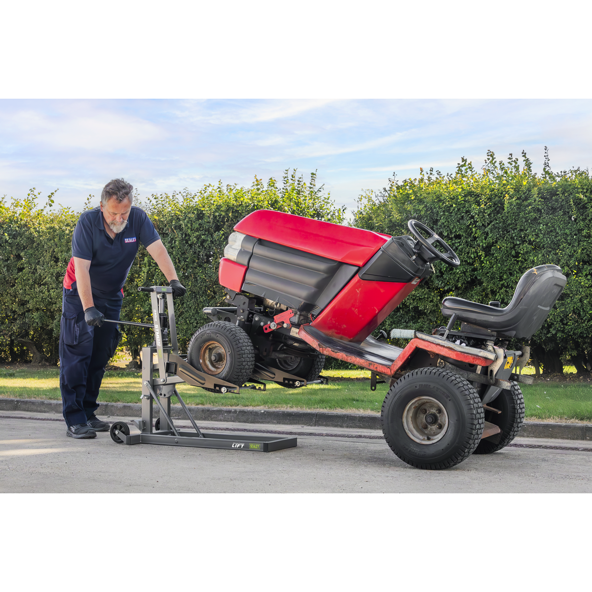 Sealey tractor lawnmower lift STML340