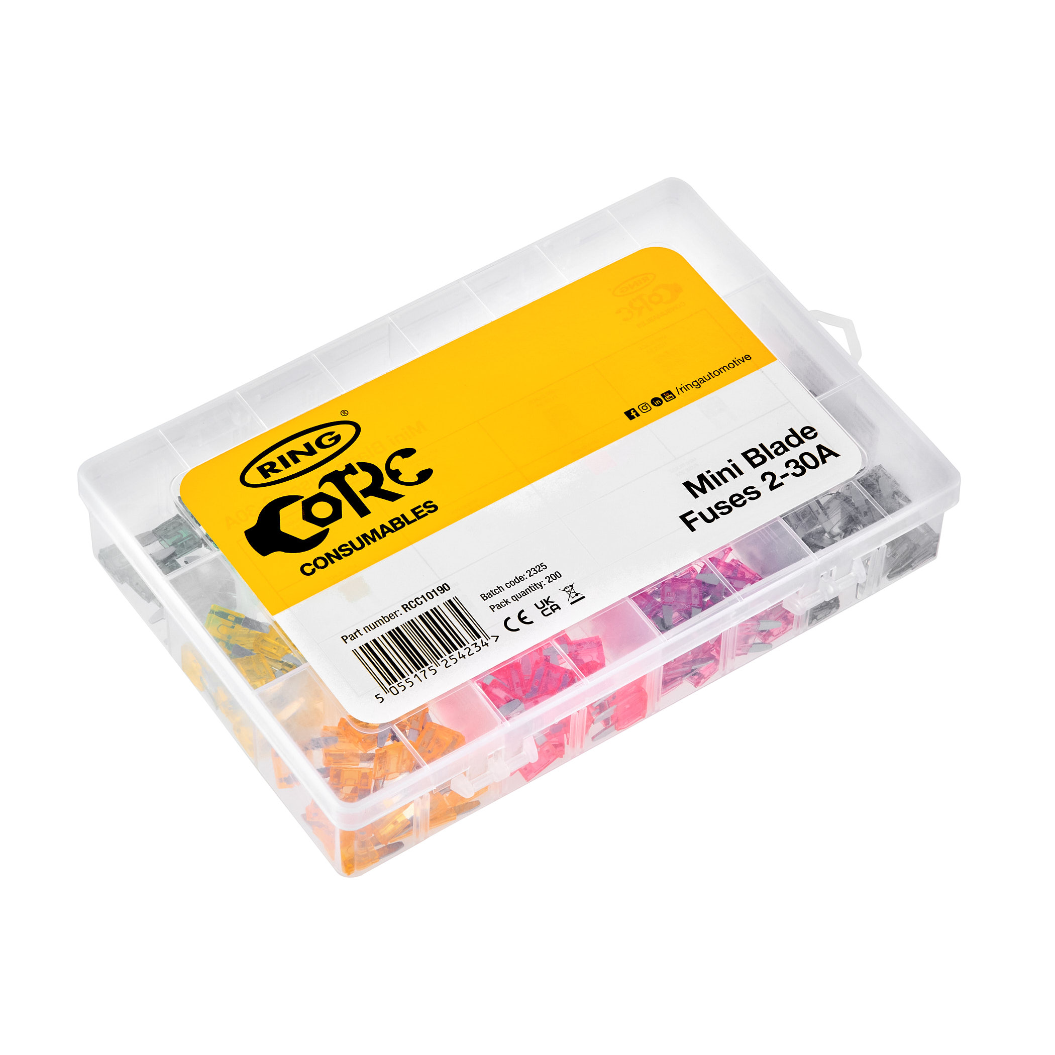 Mini blade fuse for use in automotive applications