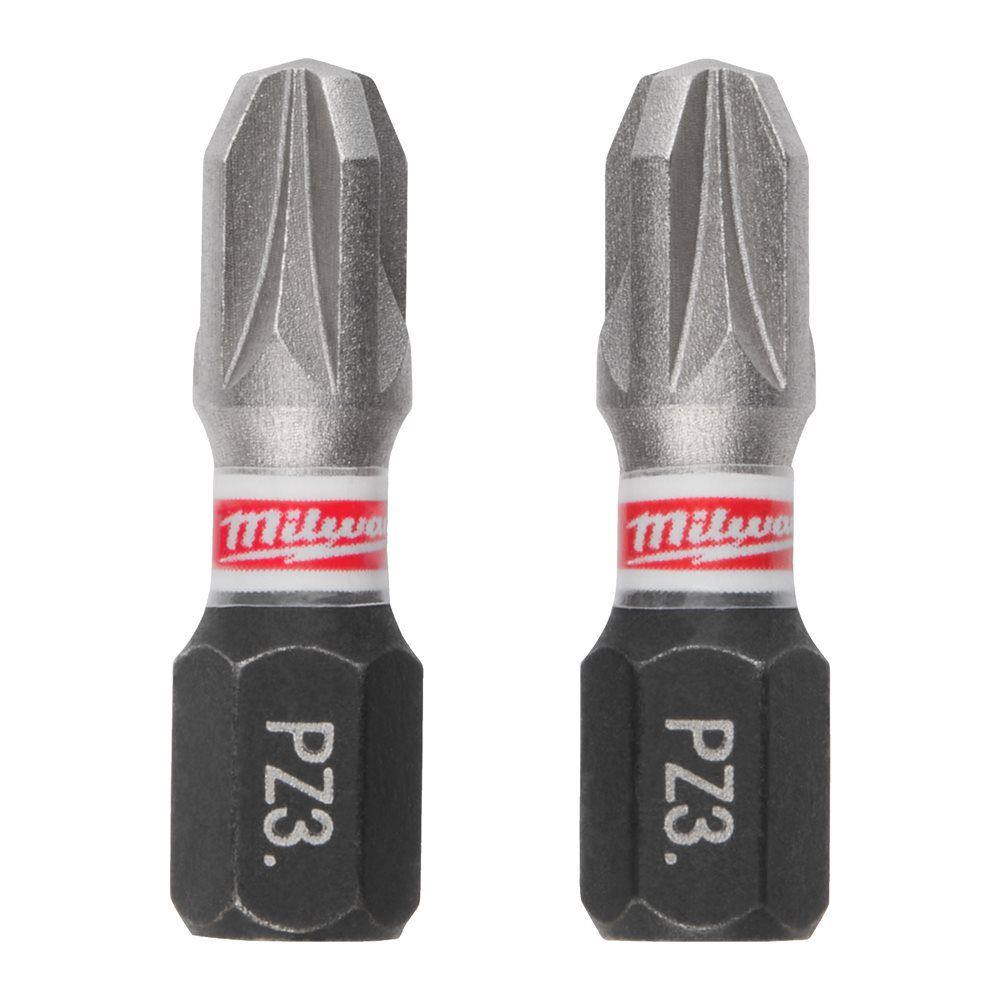 Milwaukee SHOCKWAVE Impact  PZ3  Bits 25mm (3pc) 4932500357