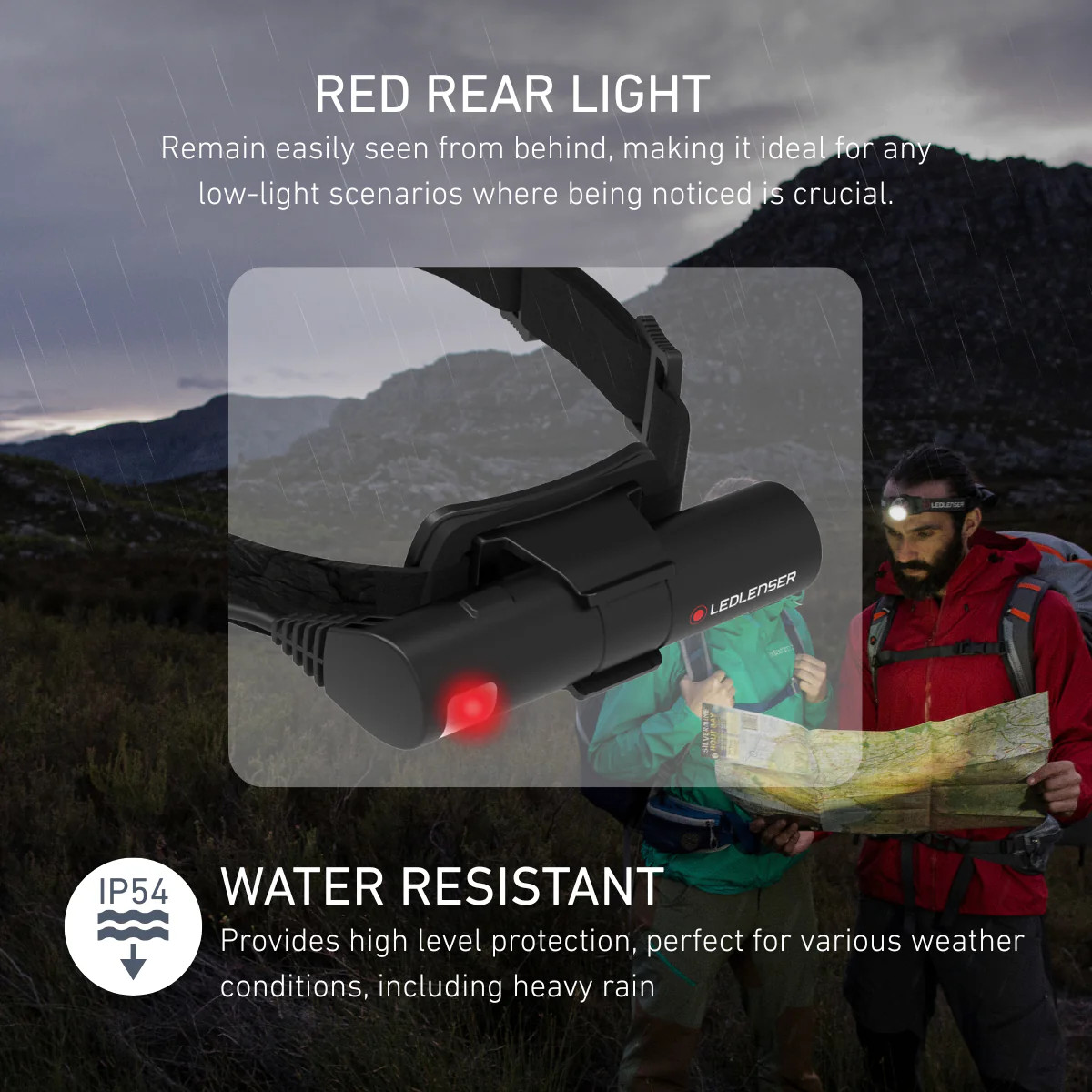 Ledlenser rechargeable work head torch