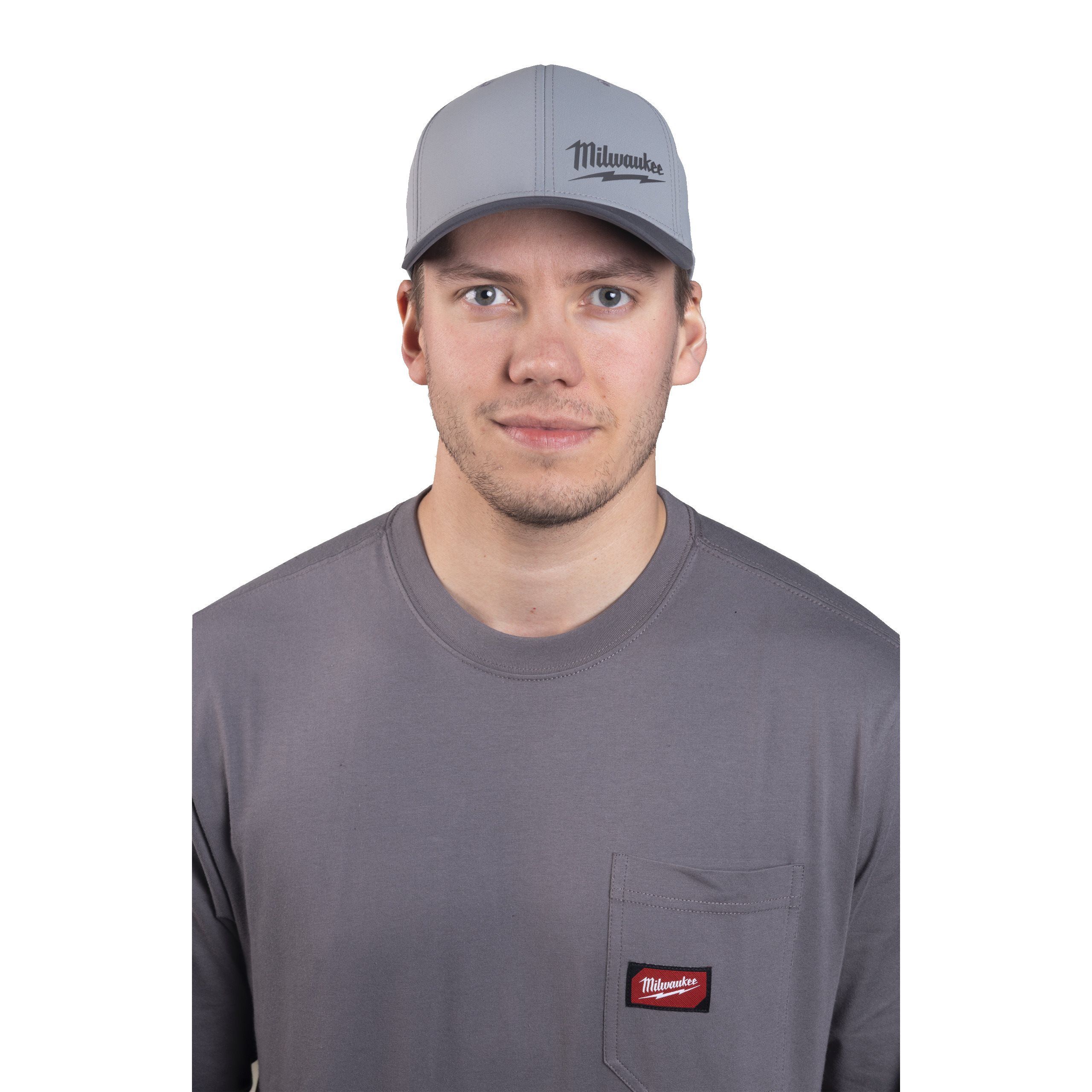 Milwaukee Grey Performance Baseball Cap 4932493104