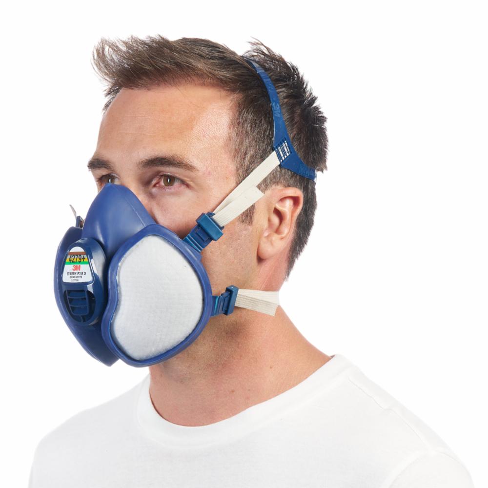 3m 4279+ Reusable Half-Face Respirator with Integrated Filters