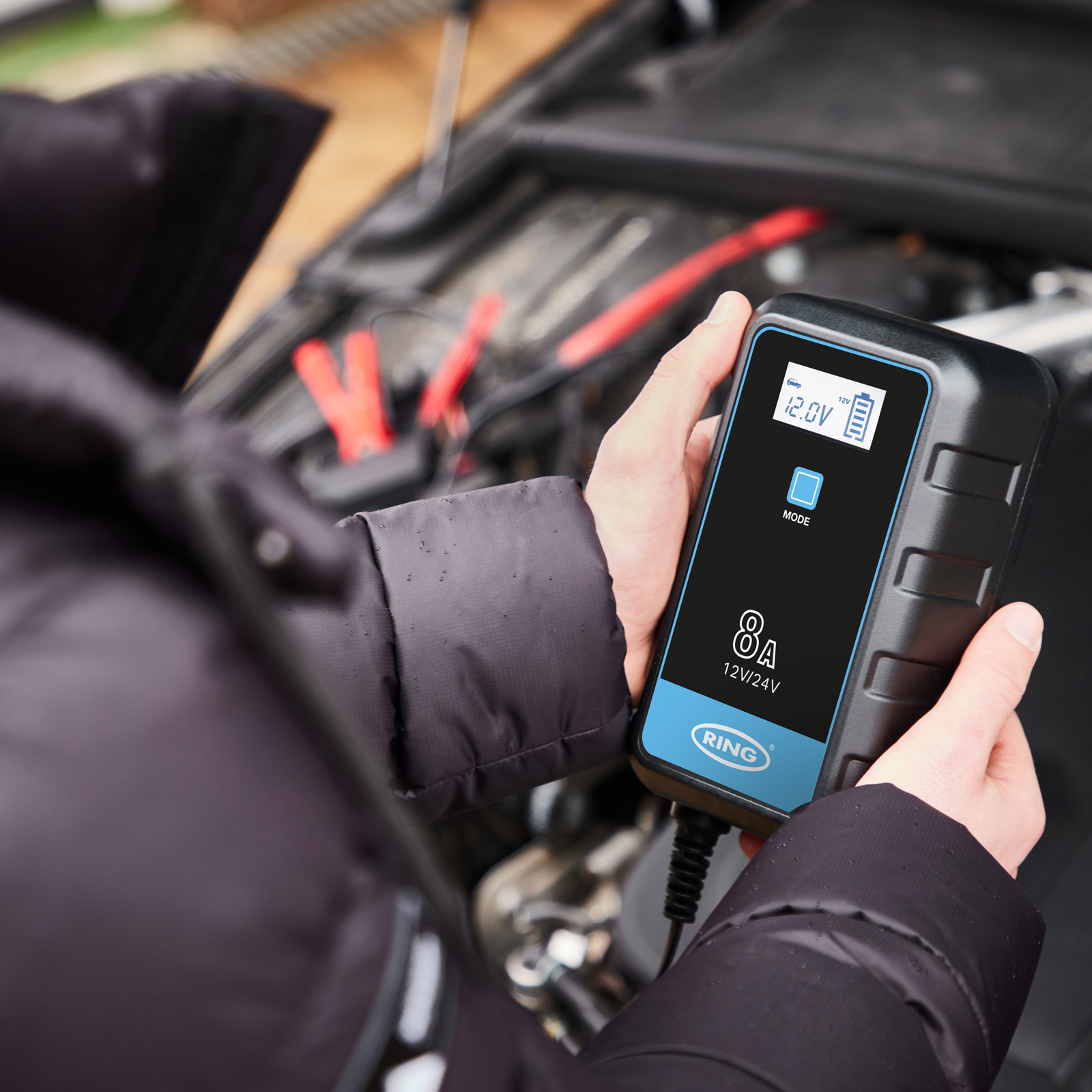 Ring Smart Charger 8A and Battery Maintainer RSC908T