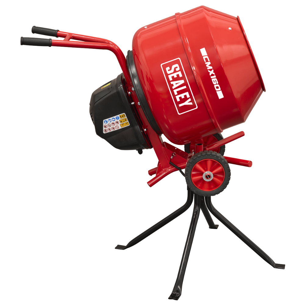 Sealey 160L Cement Mixer with Stand 650W CMX160