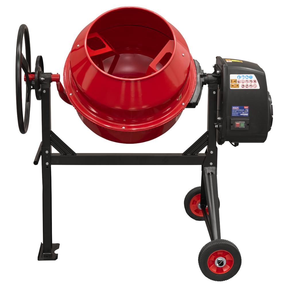Sealey 125 litre electric cement mixer