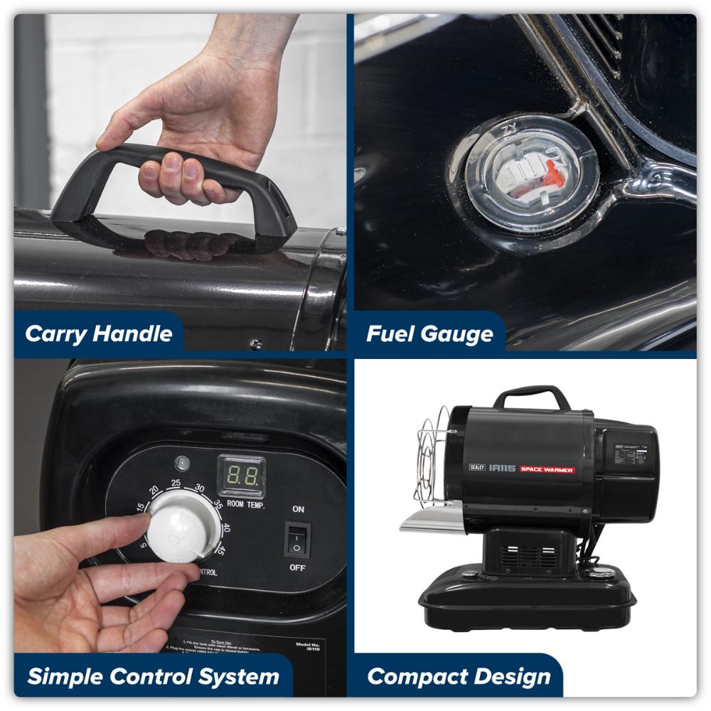 Sealey space heater IR115