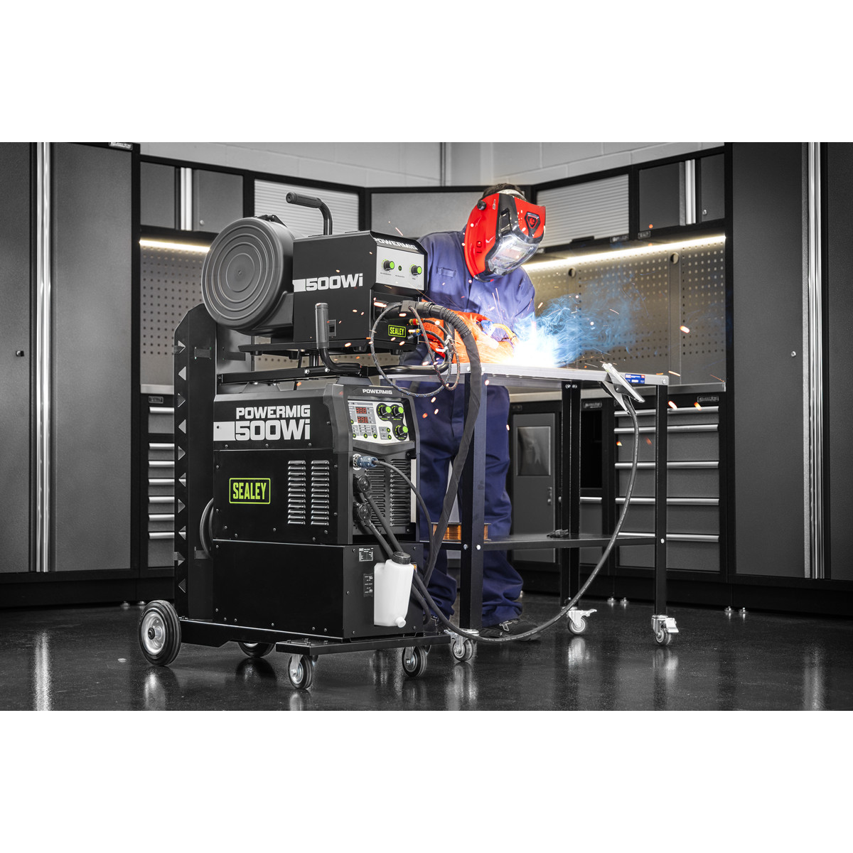 MULTI PROCESS INVERTER WELDER - Multi process IGBT inverter Gas/Gasless MIG/TIG/MMA welder suitable for professional fabricators and workshops, as well as mechanics and technicians.