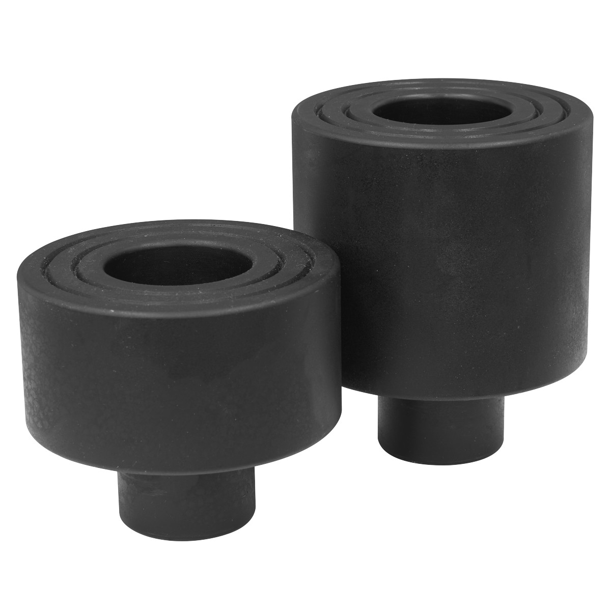 Supplied with 45mm and 75mm extensions to help close the gap between the saddle of the jack and the jacking point