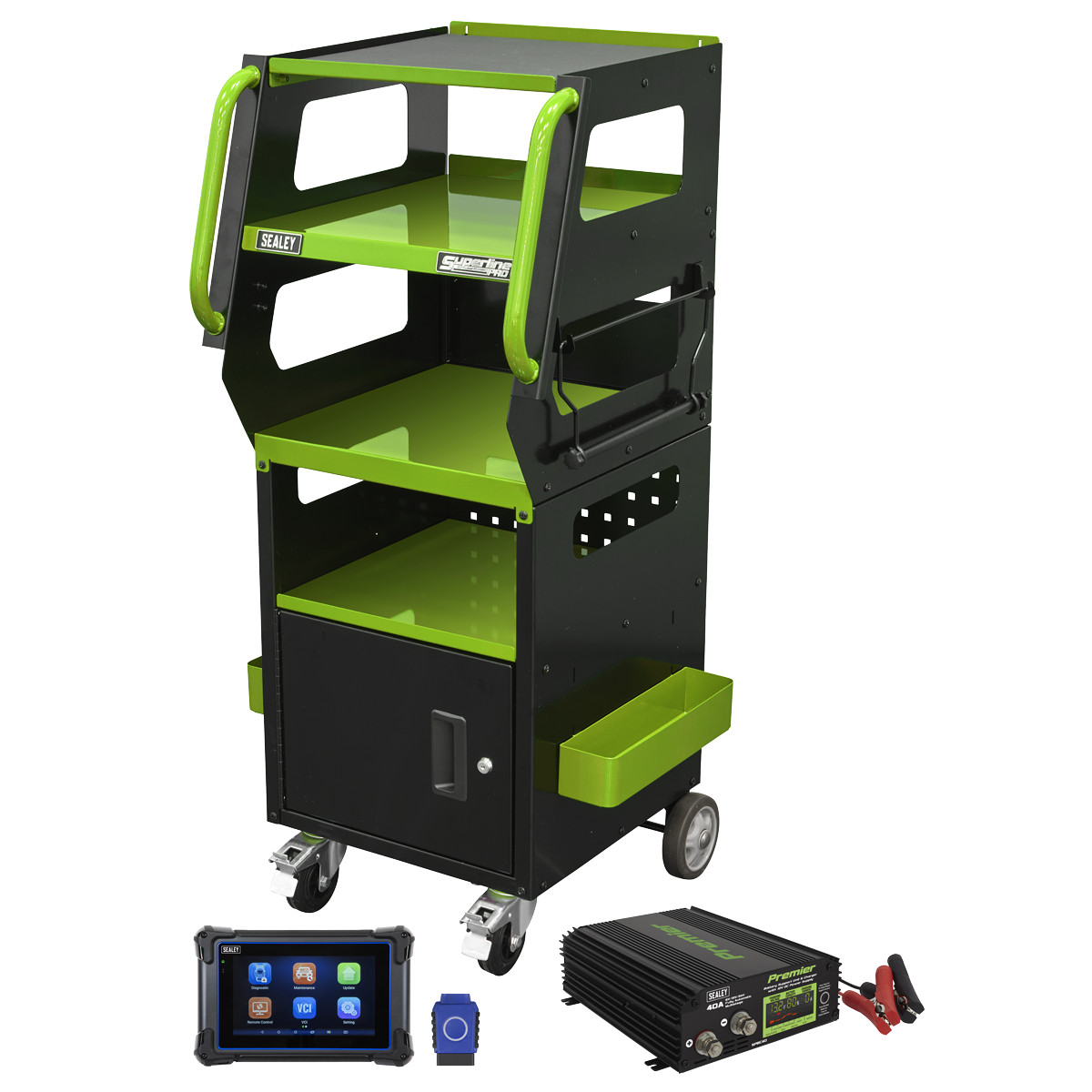 Sealey Diagnostic Support Station - Green SDS1G1