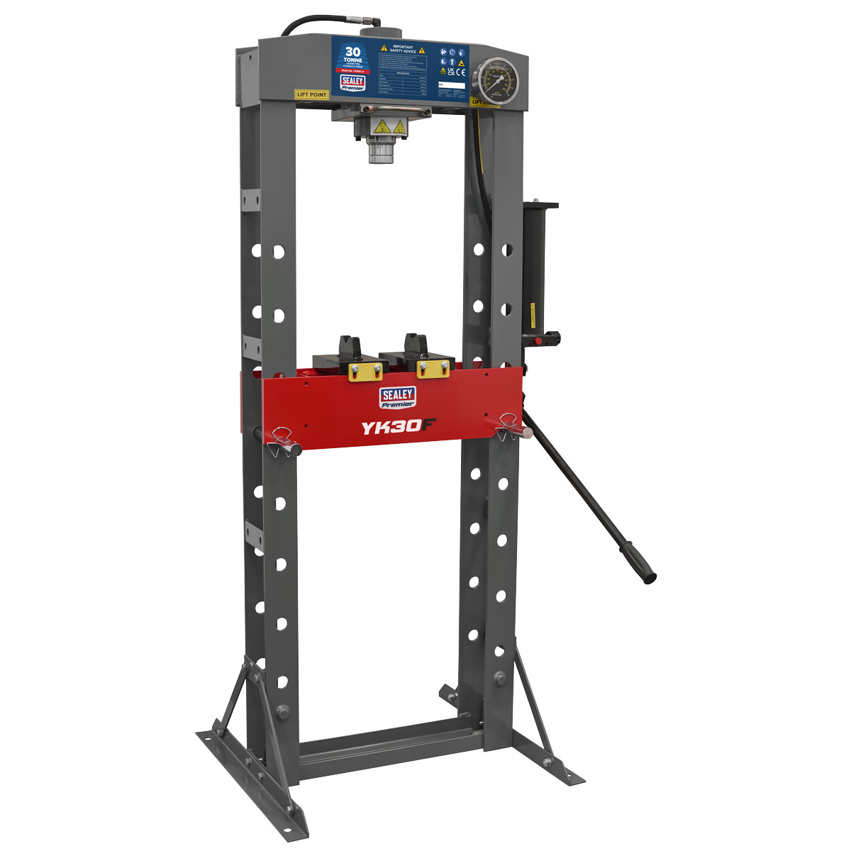Sealey Premier Hydraulic Floor Type Press 30 Tonne YK30F