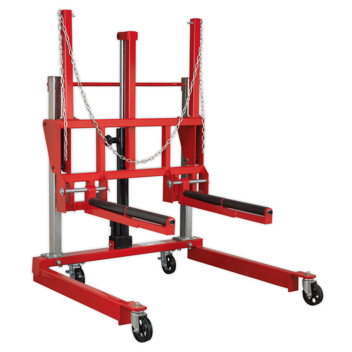 Sealey Wheel Removal Trolley with Adjustable Width 500kg Capacity W508T