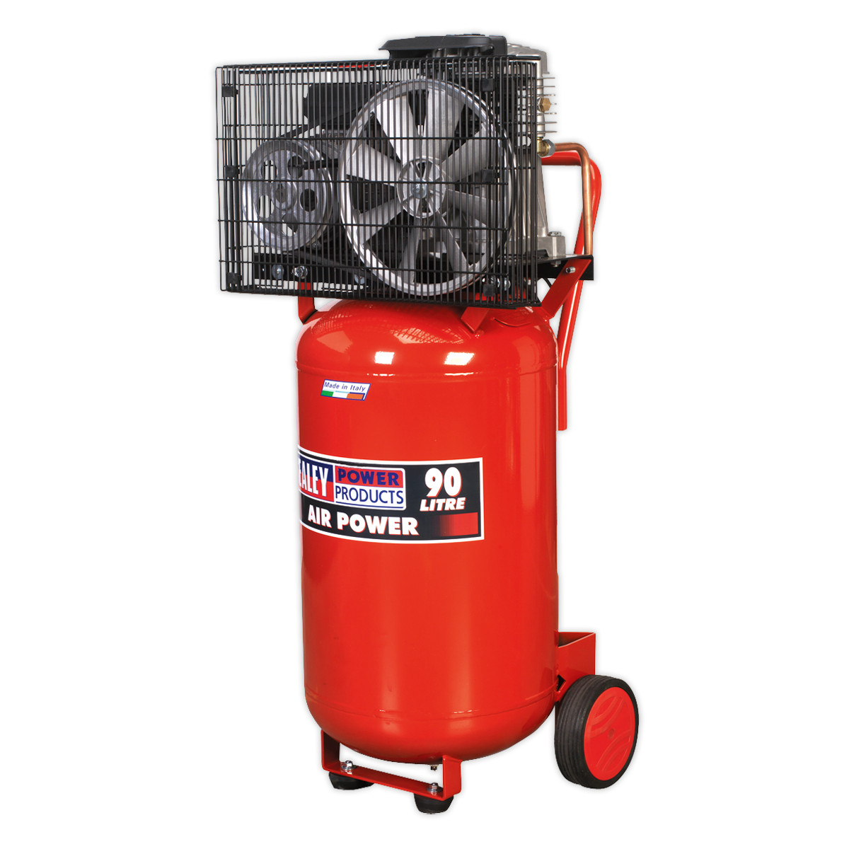 Sealey 90L Belt Drive Vertical Compressor 3hp SAC1903B