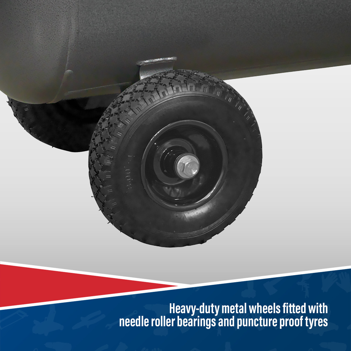 Sealey Premier 150L Belt Drive Air Compressor with Front Control Panel 3hp SAC3153B