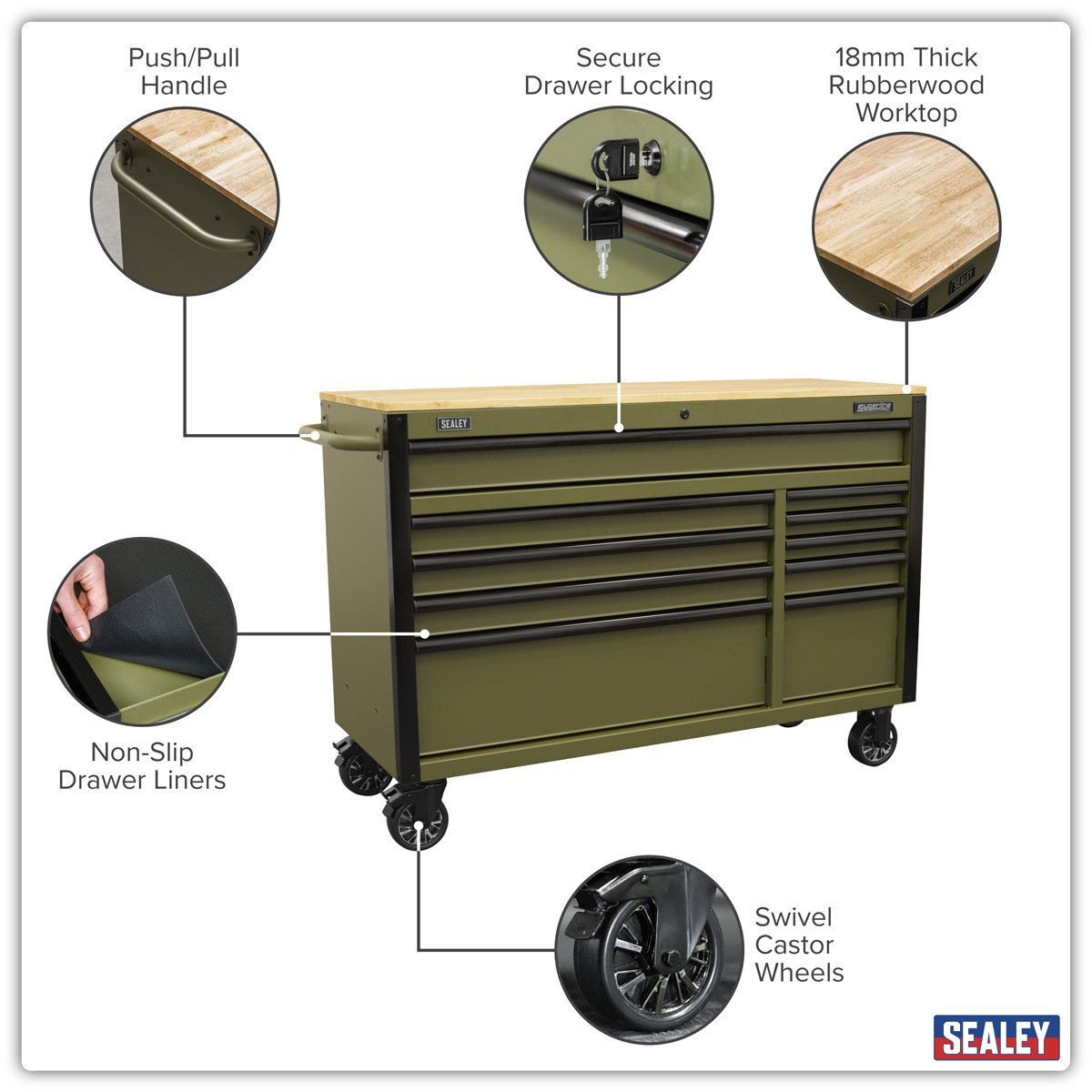 Sealey industrial workshop bench