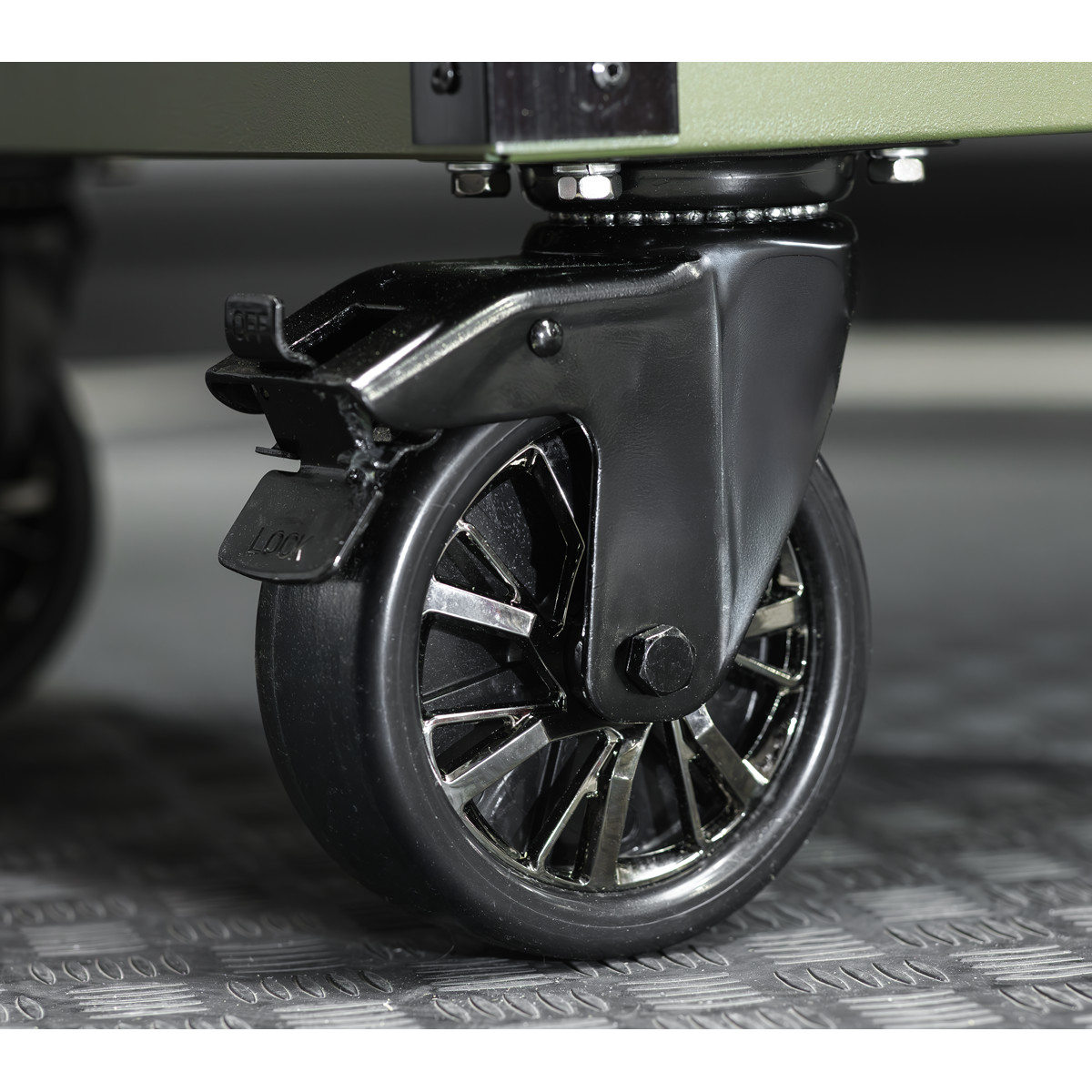 Sealey Superline PRO Mobile Trolley with Wooden Worktop & Power Bar 10 Drawer 1320mm AP5210KBE