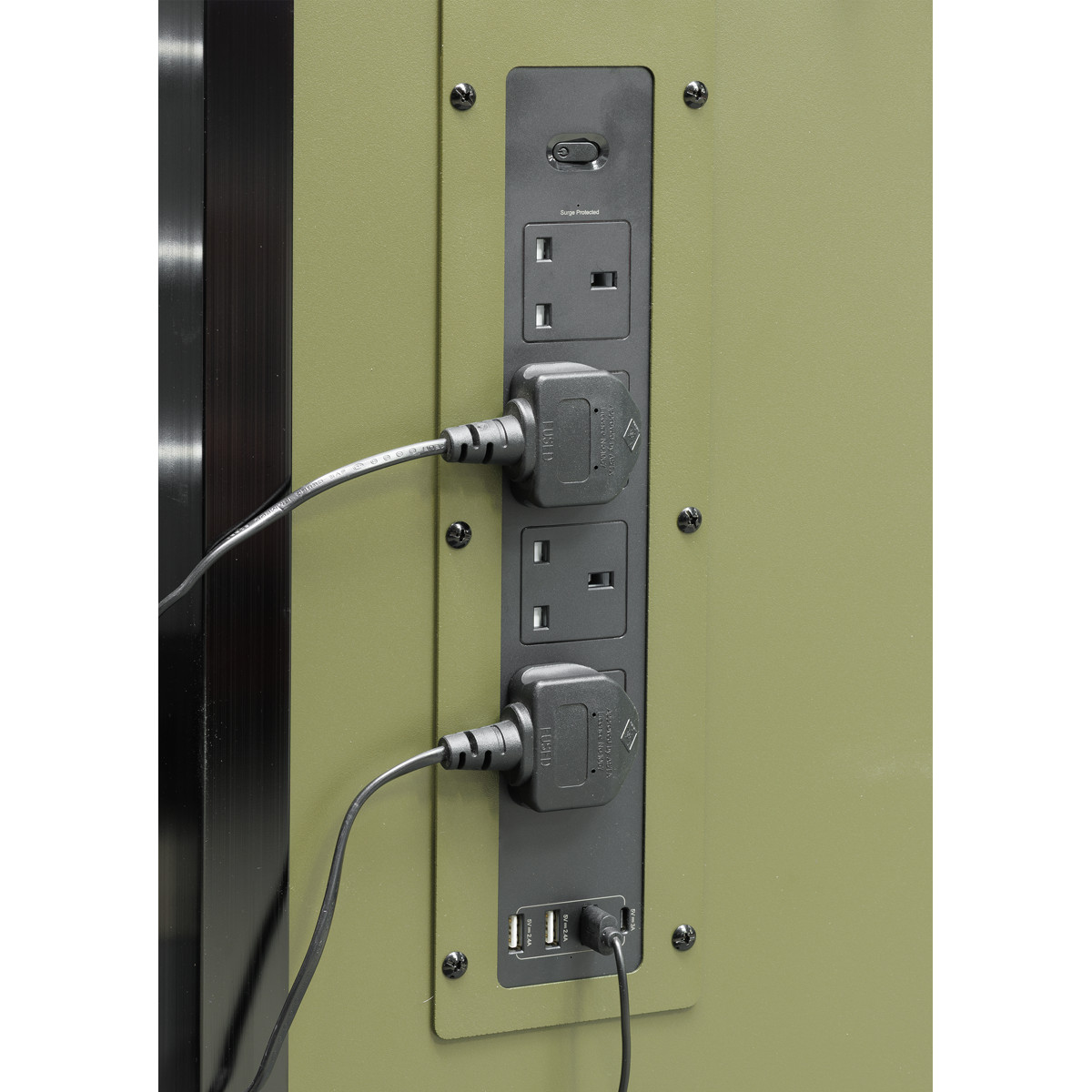 Sealey Superline PRO Mobile Trolley with Wooden Worktop & Power Bar 10 Drawer 1320mm AP5210KBE