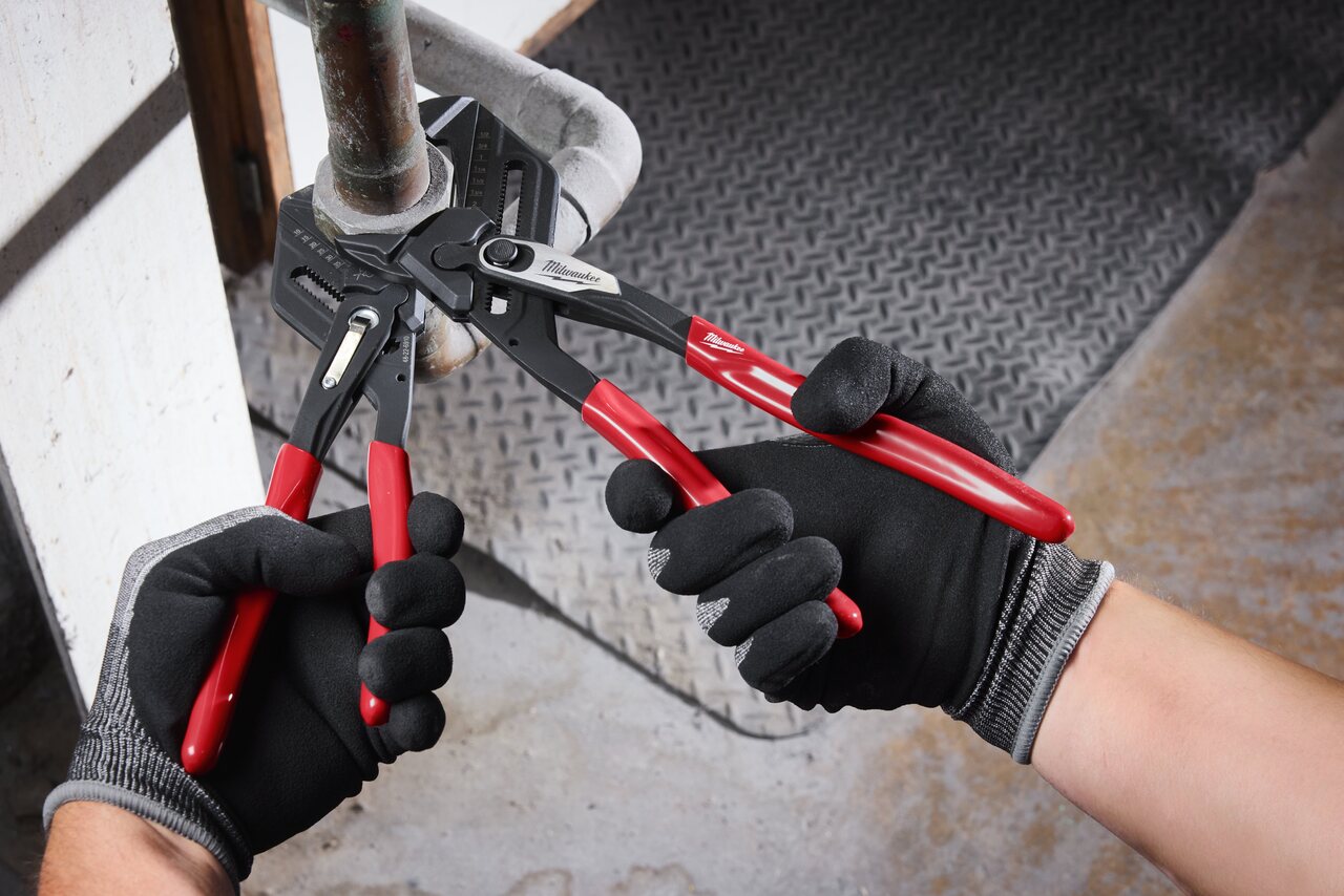 plier wrench for installing fittings