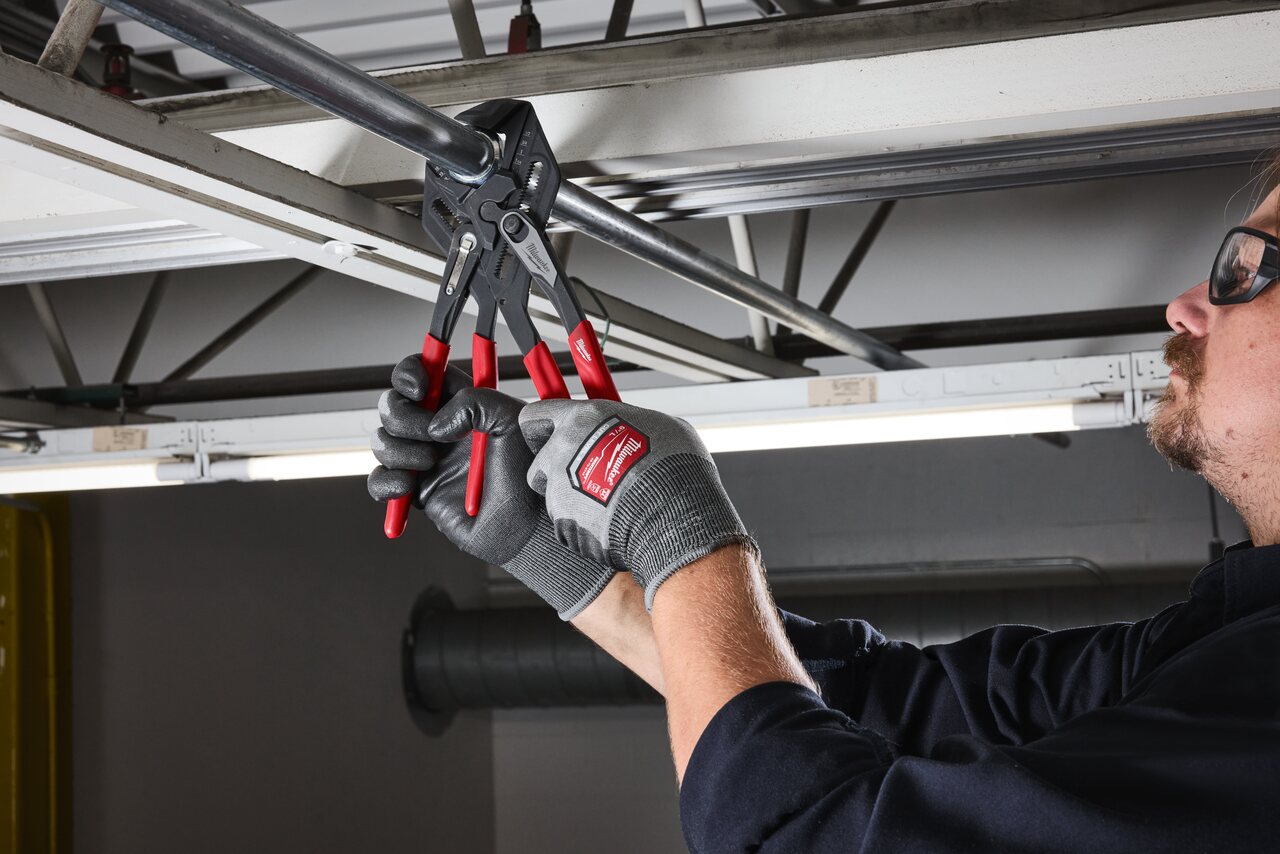 plier wrench for installing fittings