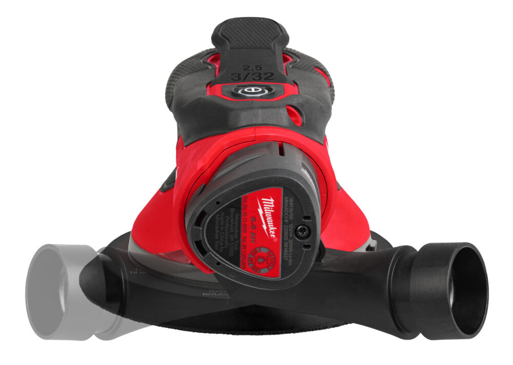 Milwaukee sander with 2.5mm orbital